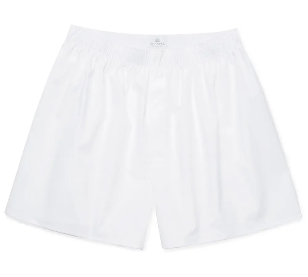 Sunspel Cotton Poplin Boxer Shorts
